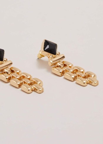 Phase Eight Gold Chain Drop Jewellery Gold Australia | CY6189754